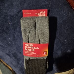Men's Thermal Socks - Black and Gray